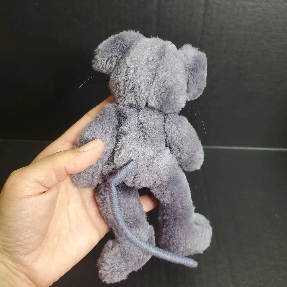 Vintage Grey Mouse Plush 7